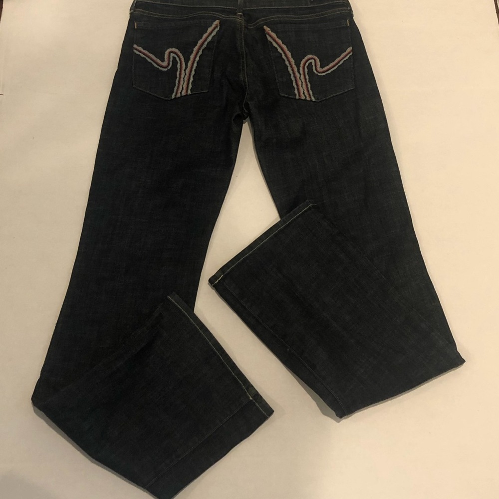 Citizens of Humanity Women’s Jeans Crochet H #234 Low Rise Boot Cut Dark Wash 30 - Picture 7 of 16